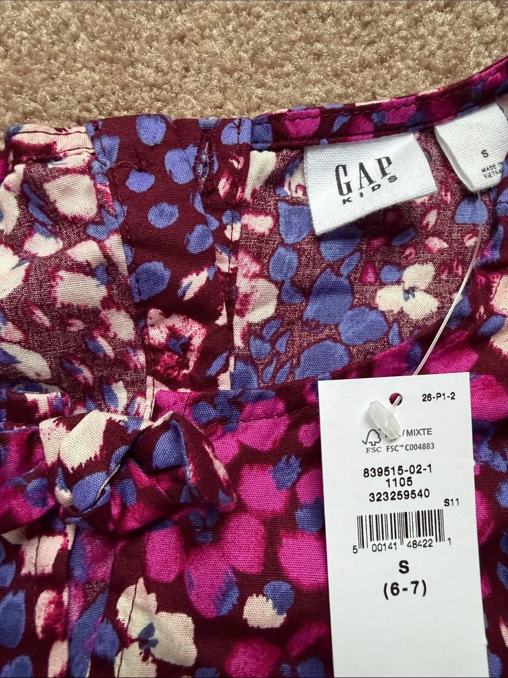 GAP bold purple